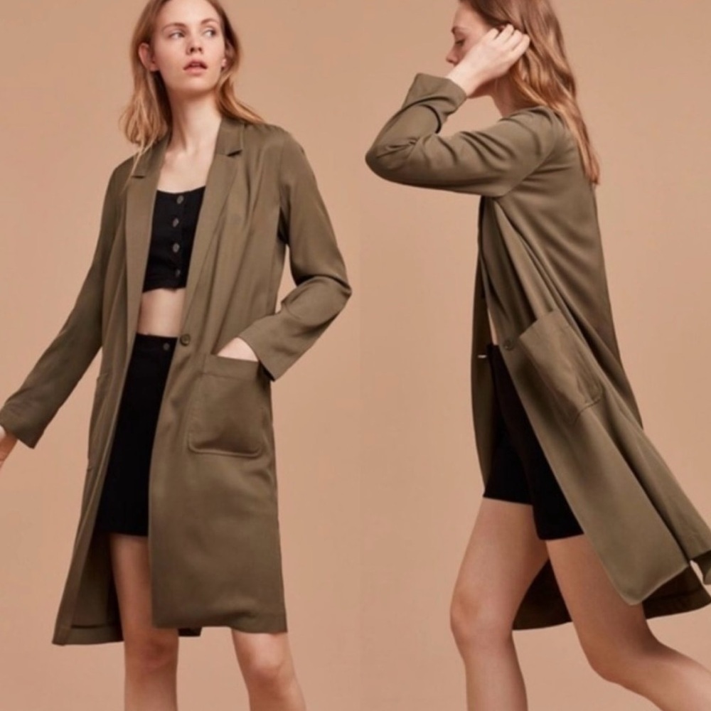 Aritzia Wilfred Free Herms jacket